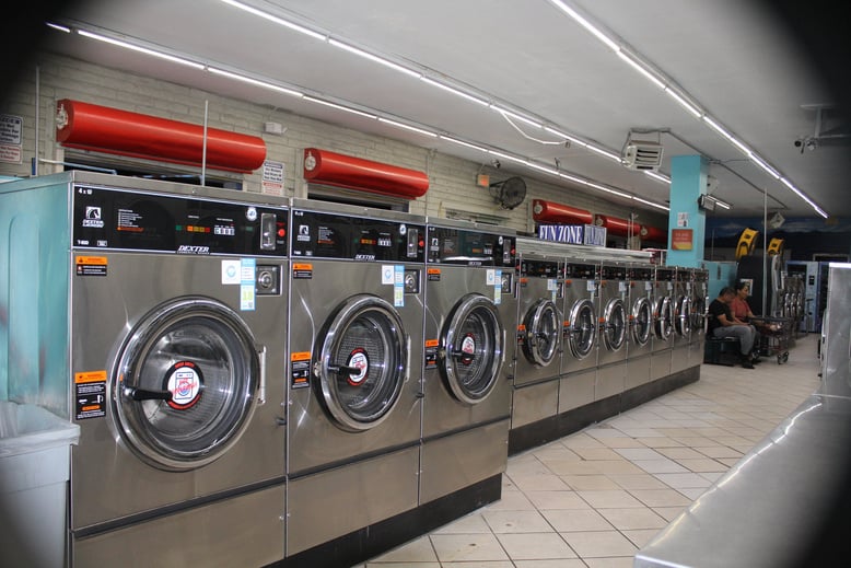 Row of Washing Machines