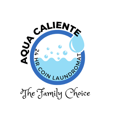 the logo for Agua Caliente Coin Laundromat